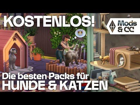 Hundehütten & mehr! 😍 Die Sims 4 Hunde & Katzen CC Packs als kostenloser Download