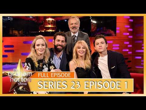 S23 E1 - The Graham Norton Show | Full Episode | Emily Blunt, John Krasinski, Tom Holland