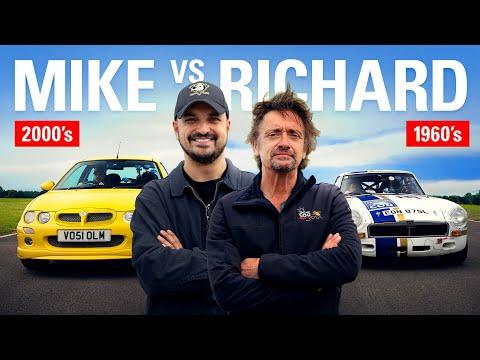 Can Richard Hammond's 1960s Race Car Beat Mike Fernie's Hot Hatch? | MG TRACK BATTLE