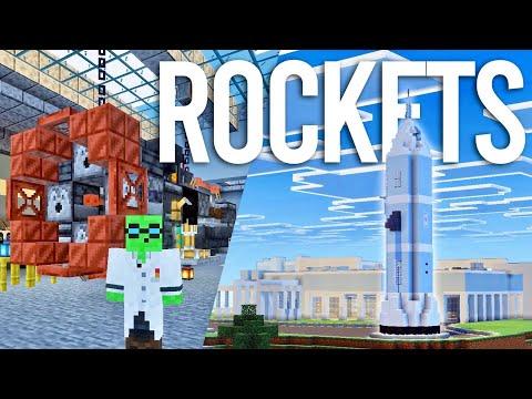 Making Rockets & Engines! - Let's Play Minecraft 672