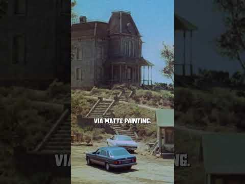 They had to rebuild the Bates Motel!