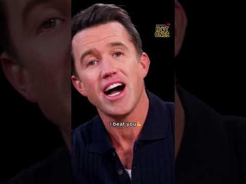 Rob McElhenney roasts his son on Hot Ones 😂