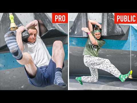Pro's VS Public on Crazy Strength Challenges