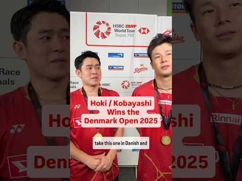 Hoki / Kobayashi wins the Denmark Open 2025 #badminton #bulutangkis