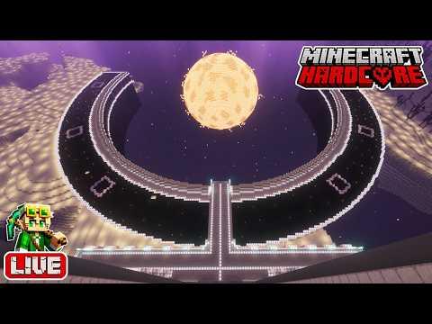 A Tron-Inspired Power Grid in my 55,600 Day Hardcore Minecraft World