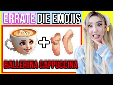 Erkenne die BRAINROT EMOJIS Italian Memes unter 3 SEKUNDEN (Ballerinca Cappuccina, Tung Tung Sahur)