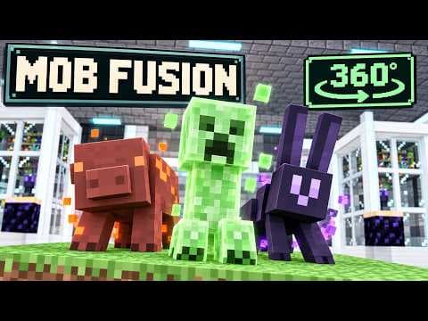 What If Minecraft Mobs Fused? 🧪✨ | 360° Lab