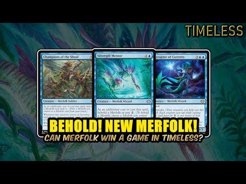 BEHOLD! New Merfolk! Does Merfolk Stand A Chance In Timeless? | Timeless BO3 | MTG Arena
