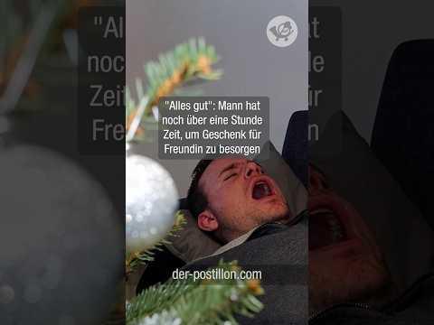 "Alles gut": Mann hat noch über eine Stunde Zeit, um Geschenk für Freundin zu besorgen