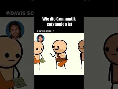 voice: davis schulz u.a. animation: explosm „Entstehung der Grammatik“ 😂📚 #comedy #lustig