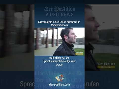 Kassenpatient kuriert Grippe vollständig im Wartezimmer aus