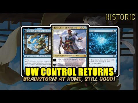 UW Control Finally Returns With 3 Mana Brainstorm! | Historic BO3 | MTG Arena