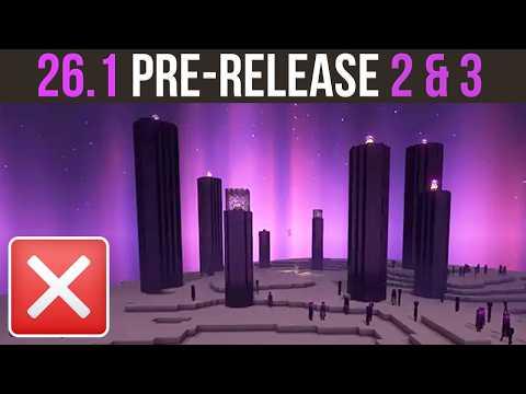 No Massive Updates | Minecraft 26.1 Pre-Release 2 & 3