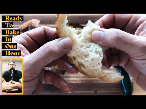Only One Hour Prep | No-Knead Bread