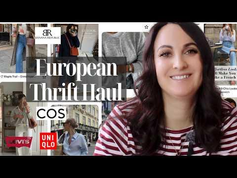 Look Expensive On a Thrift Store Budget - European Thrift haul