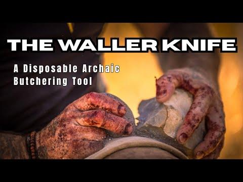 Waller Knife - Disposable Archaic Butchering Knife #survival #flintknapping #primitiveskills #nature