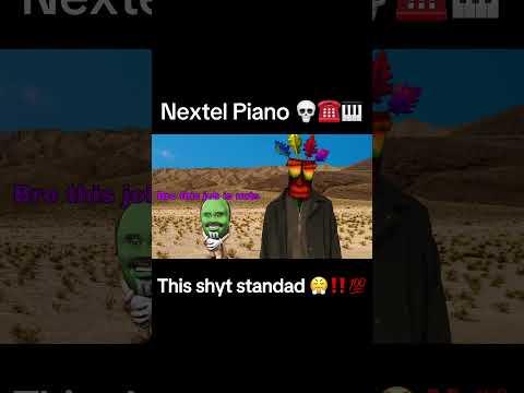 Nextel Piano bounced off his cranium 🎹🫨
