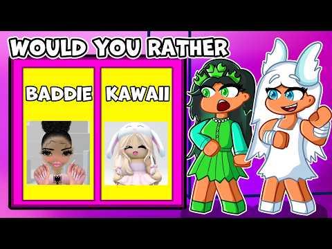 ROBLOX WOULD YOU RATHER FASHION TOWER