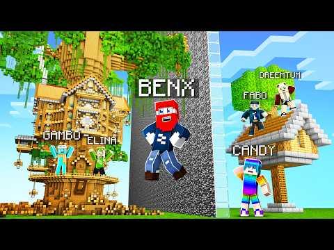 Ich PRANKE 7 YOUTUBER beim BAUMHAUS BUILD BATTLE