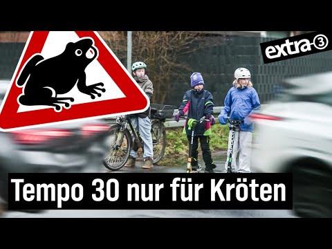 Realer Irrsinn: Tempo 30 für Kröten, aber nicht für Kinder? | extra 3 | NDR