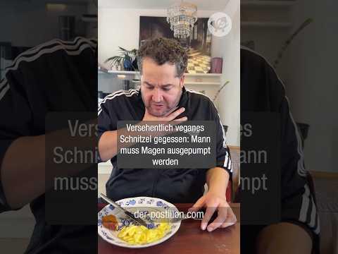 Versehentlich veganes Schnitzel gegessen: Mann muss Magen ausgepumpt werden