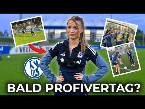 Ich spiele vielleicht bald für Schalke?! - Probetraining bei den S04 Frauen⚽️💙