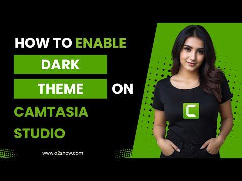 How to Enable Dark Theme on Camtasia Studio