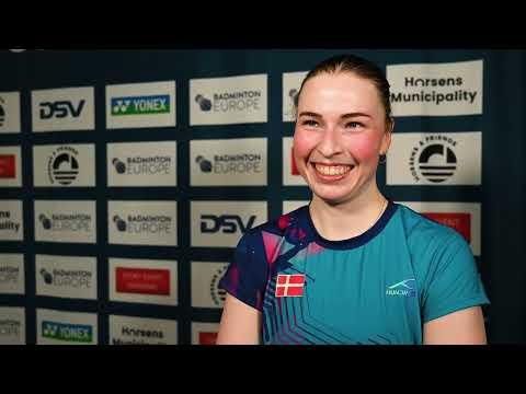 "Proud of myself" Line Kjærsfeldt is European Champion!