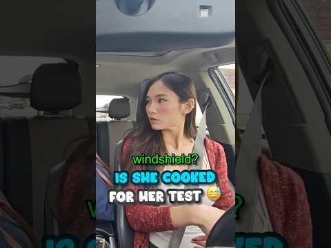 Is She Cooked For Her Drivers Test? 😅