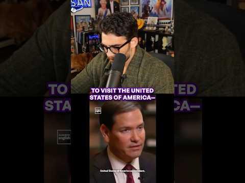 they want to revoke non-citizen visas for criticizing Charlie Kirk