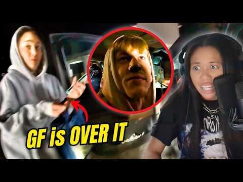 Unbothered GF Charges Phone While Cartoon Villain BF Gets CHARGED By Cops