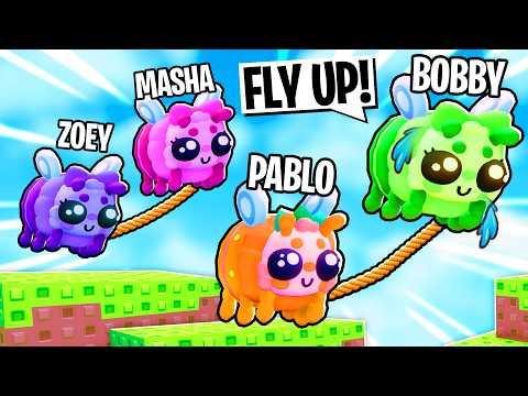FINDING A GLITCH AND SKIPPING ROBLOX BEE OBBY! Funny Moments