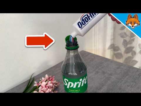 Mische Sprite mit Zahnpasta und STAUNE über das ERGEBNIS💥(Genial)🤯