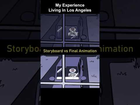 Storyboard vs Animation: Living in Los Angeles (shot 14)