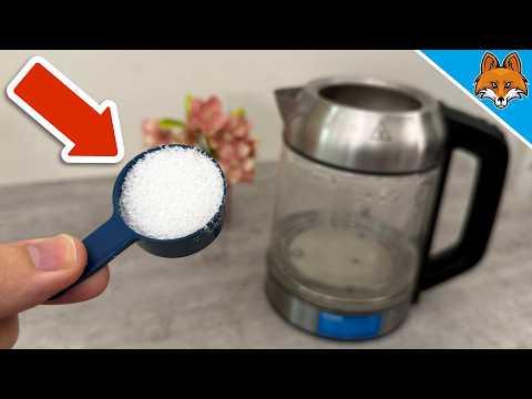 So einfach hast du deinen Wasserkocher NOCH NIE entkalkt💥(Genialer Trick)🤯