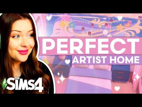 Building the PERFECT Artist Dream Home in The Sims 4