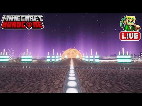 A Power Plant in the End, Inspired by Tron, in my 55,700 Day Hardcore Minecraft World