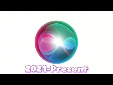 Apple iOS Siri Logo Evolution Historical Logos (100) #trending #iphone #apple #siri #technology 
