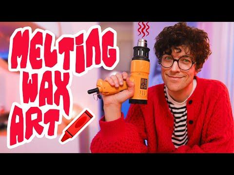 Melting Wax Crayons Like It's 2012