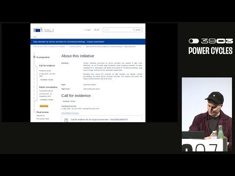 39C3 - The Last of Us -  Fighting the EU Surveillance Law Apocalypse