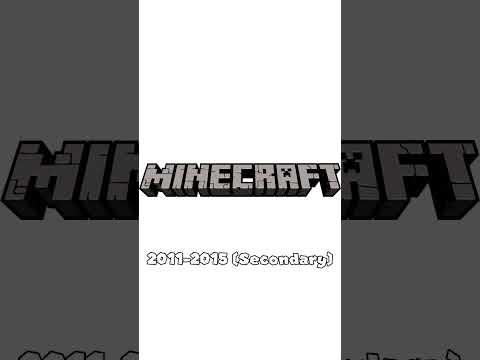 Minecraft Logo Evolution Historical Logos #shorts #gaming #pcgaming #minecraftshorts #nostalgia