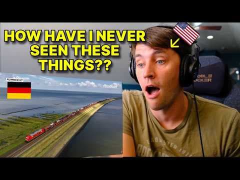 American reacts to 30 Insane Facts About Germany's Geography That Will Shock Foreigners