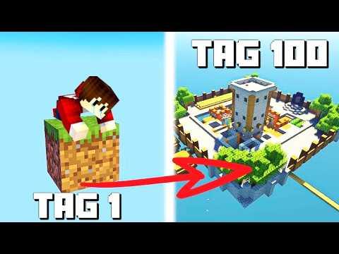 100 Tage Minecraft aber auf nur einem Block | LarsLP