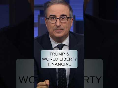Trump & World Liberty Financial #lastweektonight