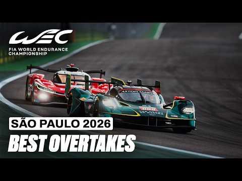 Best Overtakes from São Paulo 2026 | Rolex 6 Hours of São Paulo 2026 | FIA WEC