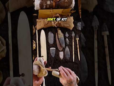 STONE TOOLS I Carry In My ICE AGE Backpack #survival #outdoors #bushcraft #iceage #stonetools