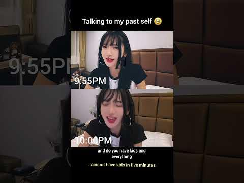 talking to my past self 🥺 #shorts #trending