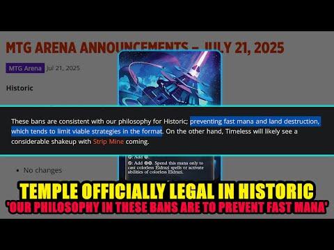 TEMPLE OFFICIALLY LEGAL IN HISTORIC! Tier List Speculations Post EOE