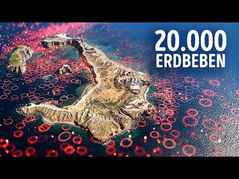 Tausende von Erdbeben erschüttern eine berühmte griechische Insel