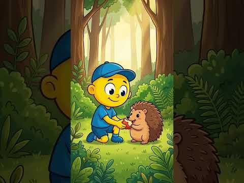 Bimo feeds a chick 🐥So gentle and kind 💛😊 #bimo #bimoonline #cartoon #animation